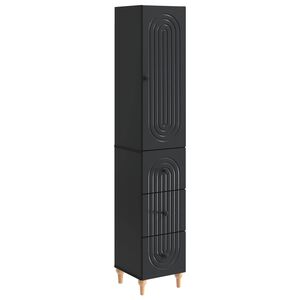 vidaXL Skapsett 2 pcs 33 x 34,5 x 90 cm Konstruert tre