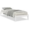 vidaXL Ekstra lang sengeramme uten madrass hvit 90x210 cm heltre furu