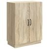 vidaXL Serviesskap Sonoma eik 66 x 34,5 x 87 cm Konstruert tre
