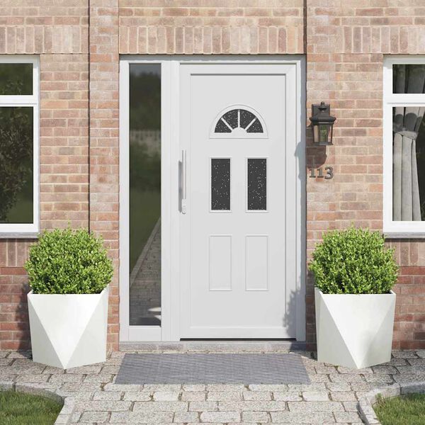 vidaXL Plantekassed 2 pcs Hvit 50 x 50 x 50 cm St&aring;l