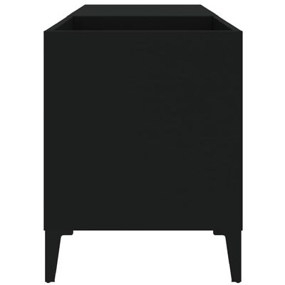 vidaXL Hifi-benk svart 84,5x38x48 cm konstruert tre