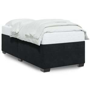 vidaXL Sengeramme svart 90x190 cm fl&oslash;yel