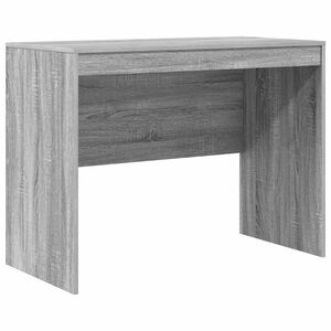 vidaXL Skrivebord Gr&aring; Sonoma 100 x 50 x 76 cm