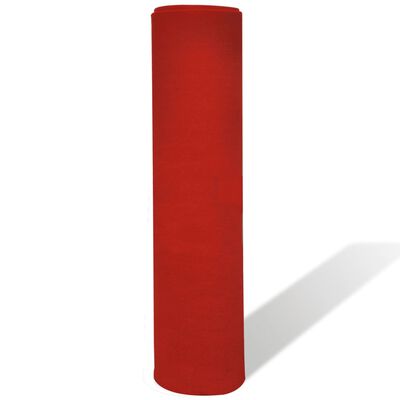 vidaXL Rød løper/teppe 1 x 5 m Ekstra tungt 400 g/m2 '