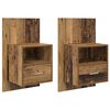 vidaXL Nattbordskap 2 stk. Gammelt tre 50 x 32,5 x 80cm Konstruert tre