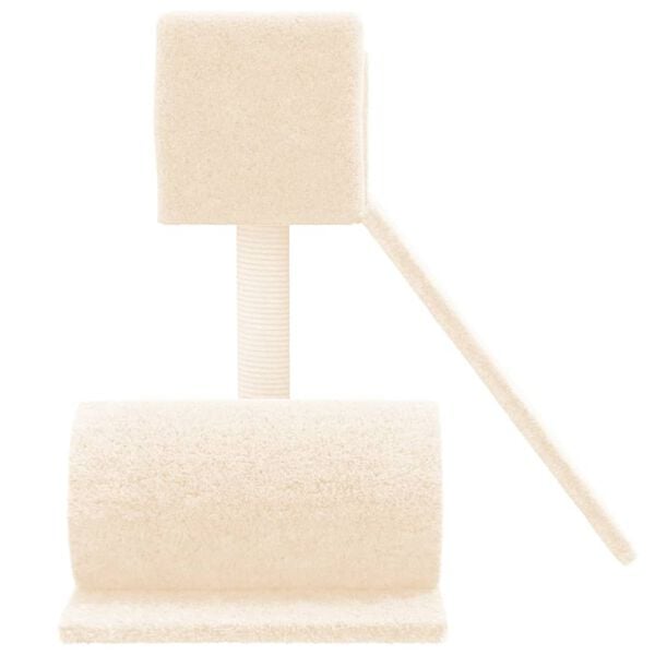 vidaXL Kattetre med klorestolpe i sisal kremhvit 59 cm