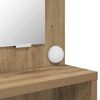 vidaXL Soverom sminkebord med skuff Artisan Eik 80 x 39,6 x 135 cm