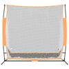 vidaXL Golfnett svart og oransje 215x107x216 cm polyester