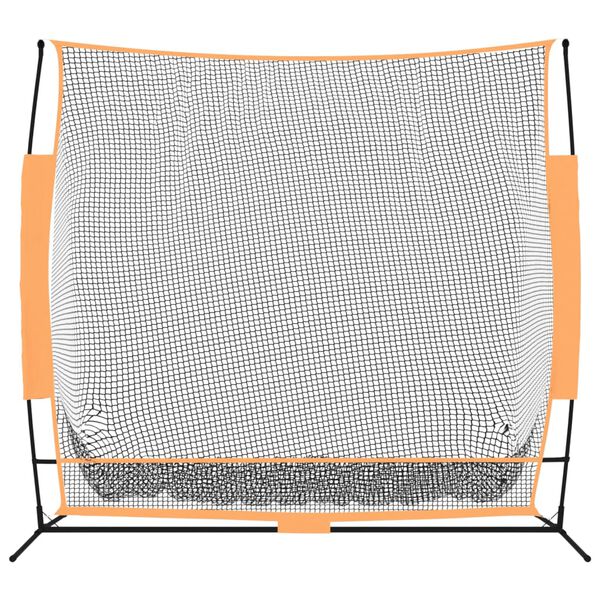 vidaXL Golfnett svart og oransje 215x107x216 cm polyester
