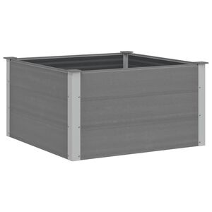 vidaXL H&oslash;ybed WPC 100x100x54 cm gr&aring;
