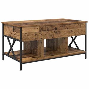 vidaXL Kaffebord Gamle tre 100 x 55 x 48,5 cm Konstruert tre