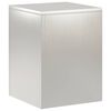 vidaXL Planteholder S&oslash;lv 30 x 30 x 40 cm St&aring;l