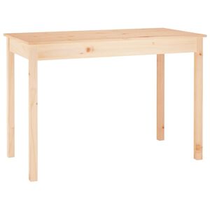 vidaXL Spisebord 110x55x75 cm heltre furu