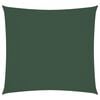 vidaXL Solseil oxfordstoff firkantet 7x7 m m&oslash;rkegr&oslash;nn