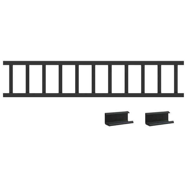 vidaXL Tak sn&oslash;fanger 1200 x 2,5 x 20 cm St&aring;l