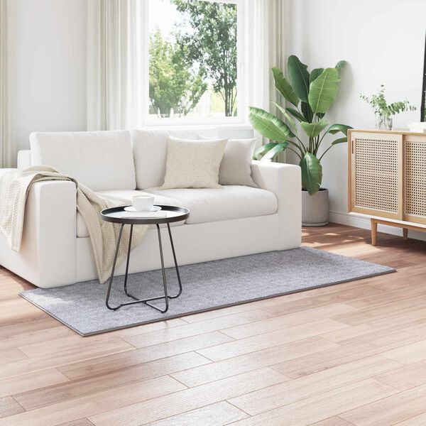 vidaXL Omr&aring;detepper Rektangul&aelig;r Gr&aring; 150 x 80 cm