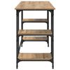vidaXL Skrivebord Artisan Eik 140 x 50 x 75 cm Konstruert tre