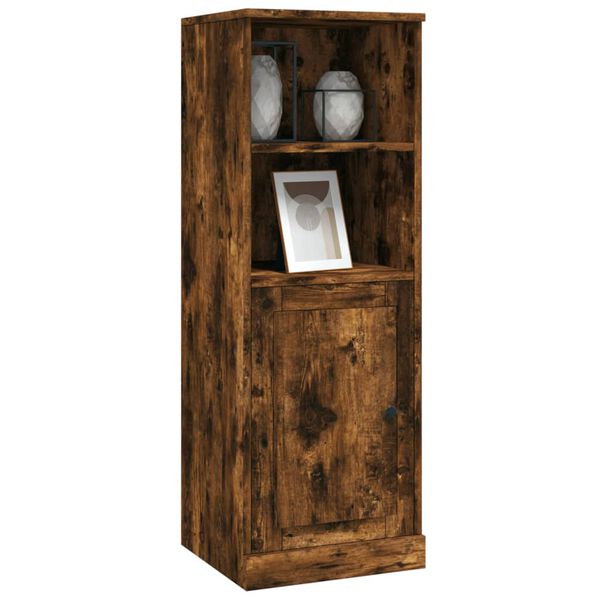 vidaXL Highboard r&oslash;kt eik 36x35,5x103,5 cm konstruert tre