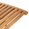 vidaXL Solseng heltre teak