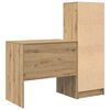 vidaXL Skrivebord med skuff 2 pcs Artisan Eik
