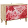 vidaXL TV-skap AACHEN 69 x 33 x 50 cm Sonoma Konstruert tre