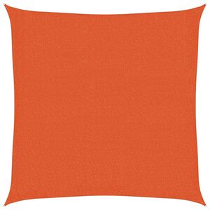 vidaXL Solseil 160 g/m&sup2; oransje 2x2 m HDPE