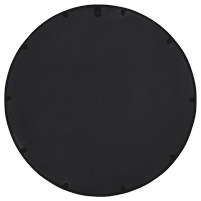 vidaXL Speil svart 40x4 cm for innendørs bruk jern