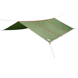 vidaXL Campingpresenning grønn 420x440 cm vanntett