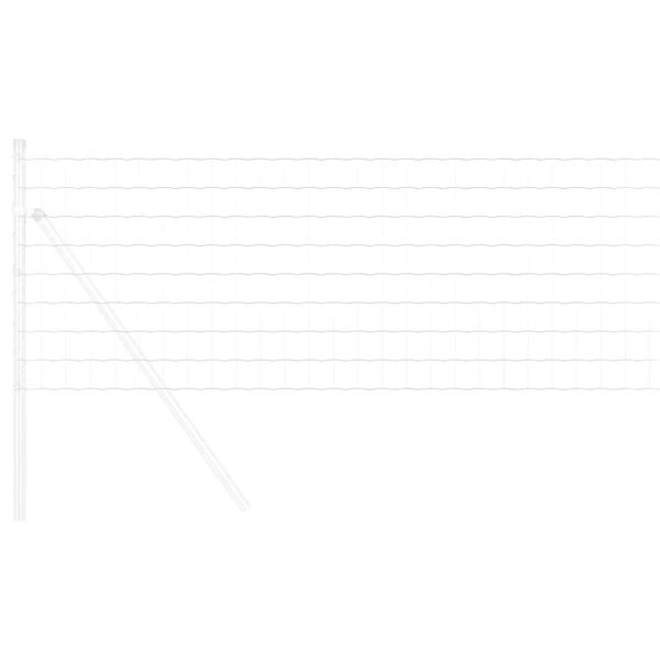 vidaXL Euro gjerde 0,4 x 50 m PVC-belagt jern