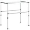 vidaXL T&oslash;rkestativ 83x(50-55)x(40-85) cm aluminium