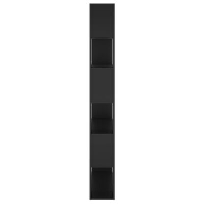 vidaXL Bokhylle/romdeler svart 100x24x188 cm