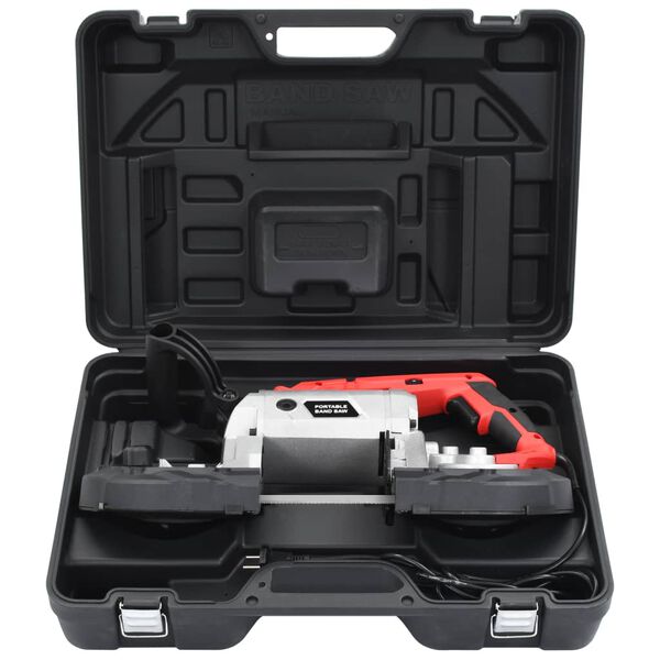 vidaXL Båndsag med bærbar eske stål