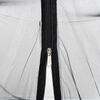vidaXL Myggnett for paraply 220 netting svart Φ330x250 cm