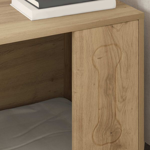 vidaXL Hundehus Kunstnerisk Eik 44 x 42 x 49 cm Konstruert tre