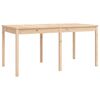 vidaXL Hagespisestue 7 deler heltre furu