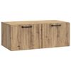 vidaXL Vegghengt TV skap 78,5 x 41 x 30 cm Artisan eik Konstruert tre