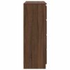 vidaXL Skjenk brun eik 100x35x99 cm konstruert tre