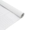 vidaXL Vindusfilm frostet hvit PVC