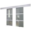 vidaXL Doble Skyved&oslash;rer Glass