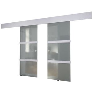 vidaXL Doble Skyved&oslash;rer Glass