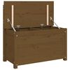 vidaXL Benk honningbrun 80x41x77 cm heltre furu
