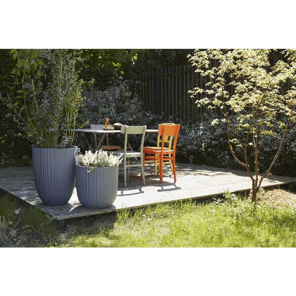 Capi Plantevase Urban Tube Elegant Low 46x58 cm m&oslash;rkegr&aring;