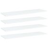 vidaXL Hylleplater 4 stk hvit 100x30x1,5 cm sponplate