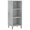 vidaXL Highboard betonggr&aring; 34,5x32,5x180 cm konstruert tre
