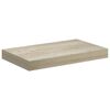 vidaXL Flytende vegghyller 4 stk eik 40x23x3,8 cm MDF