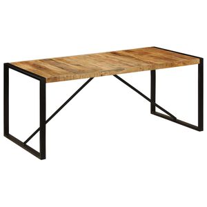 vidaXL Spisebord grovt mangotre 180 cm