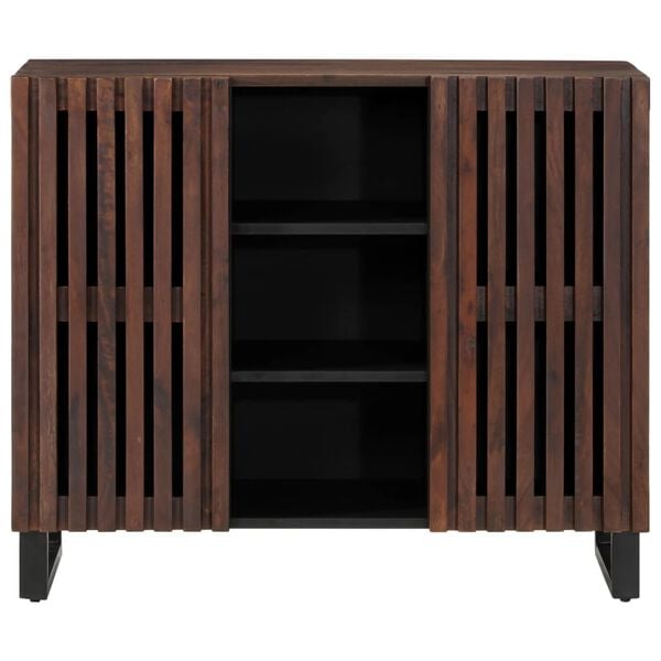 vidaXL Skjenk brun 90x34x75 cm heltre mango