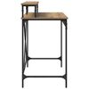 vidaXL Skrivebord Artisan Eik 100 x 50 x 90 cm Konstruert tre