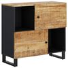 vidaXL Skjenk med 2 d&oslash;rer 80x33x75 cm heltre mango