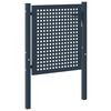 vidaXL Gjerdeport antrasitt 102x75 cm st&aring;l